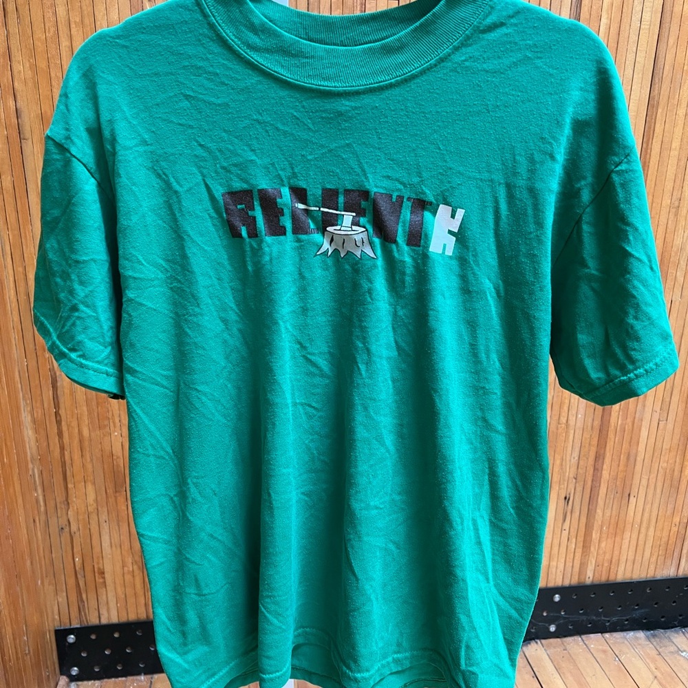 Relient K Band Tee Jerzees Green Short Sleeve Tee Vibrant Graphic Design
